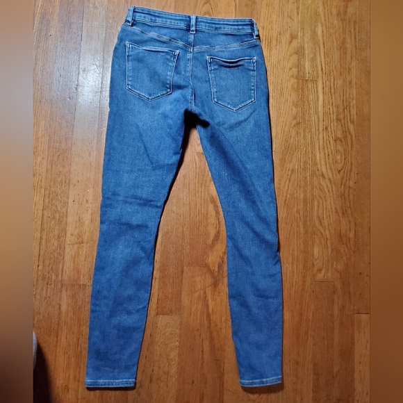 ASOS Blue Distressed Women's Jeggings - Picture 3 of 13